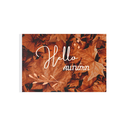 Hello Autumn Fine Art Postcards — Fall Leaves Greeting Cards (Set)