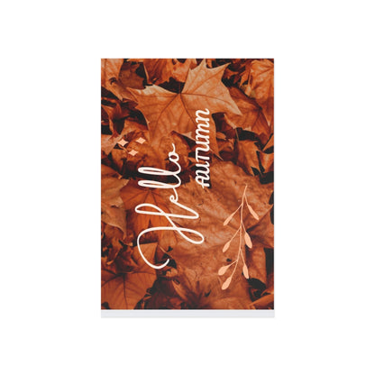 Hello Autumn Fine Art Postcards — Fall Leaves Greeting Cards (Set)
