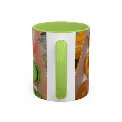 Holiday Donut Pattern Accent Coffee Mug (11/15oz)