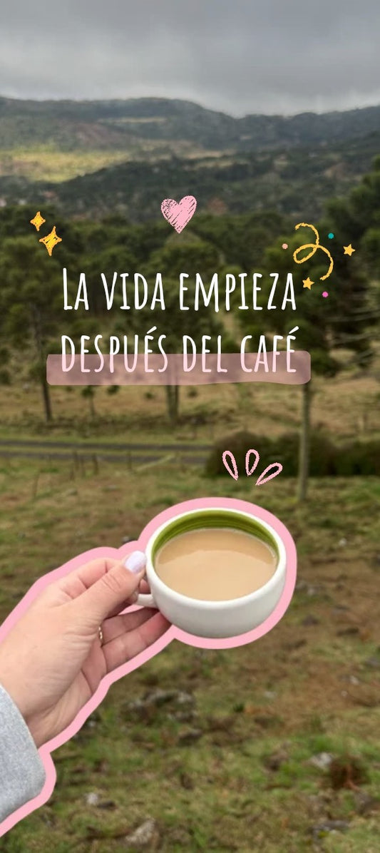 La vida empieza despues de un cafe