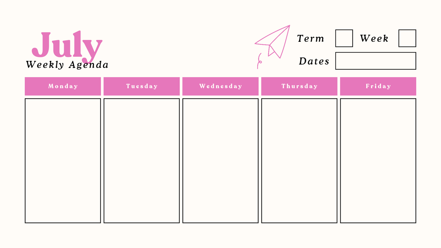 Teachers planner