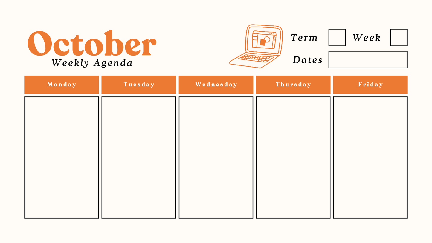 Teachers planner