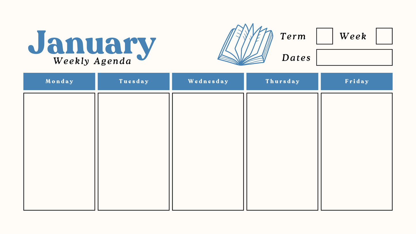 Teachers planner