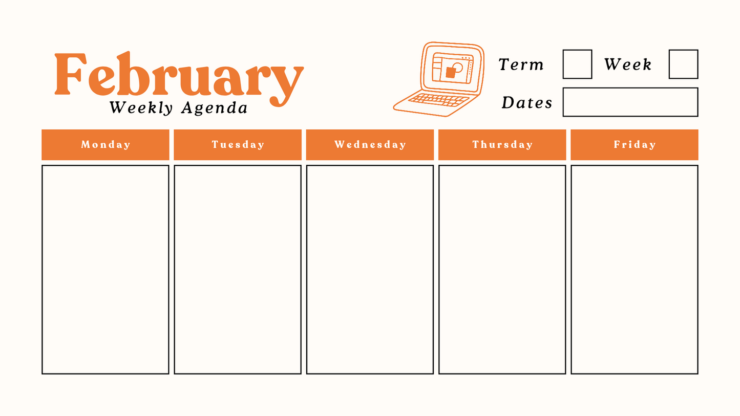 Teachers planner