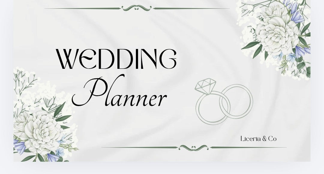 Wedding planner plantilla digital