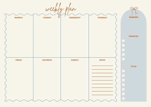 Weekly planner