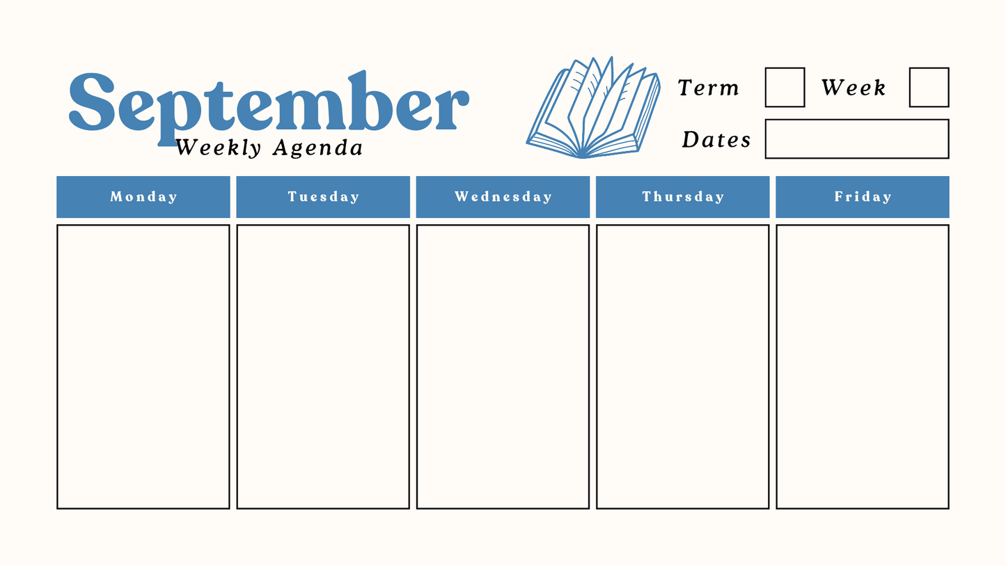 Teachers planner