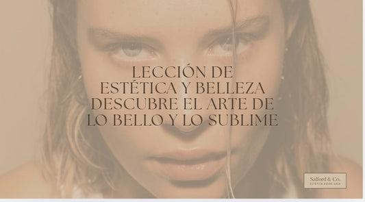 Leccion DE ESTÉTICA  Y BELLEZA