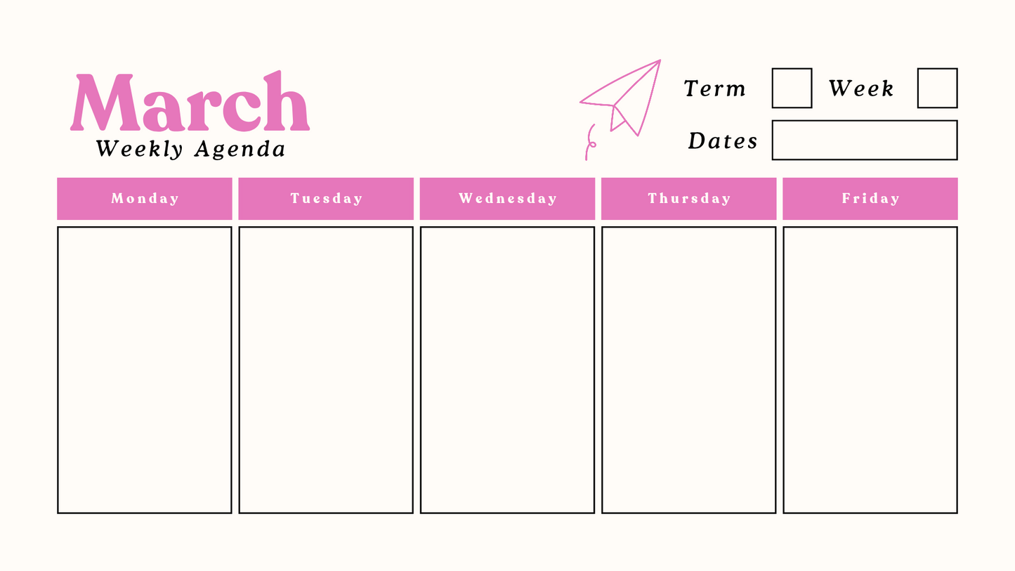 Teachers planner