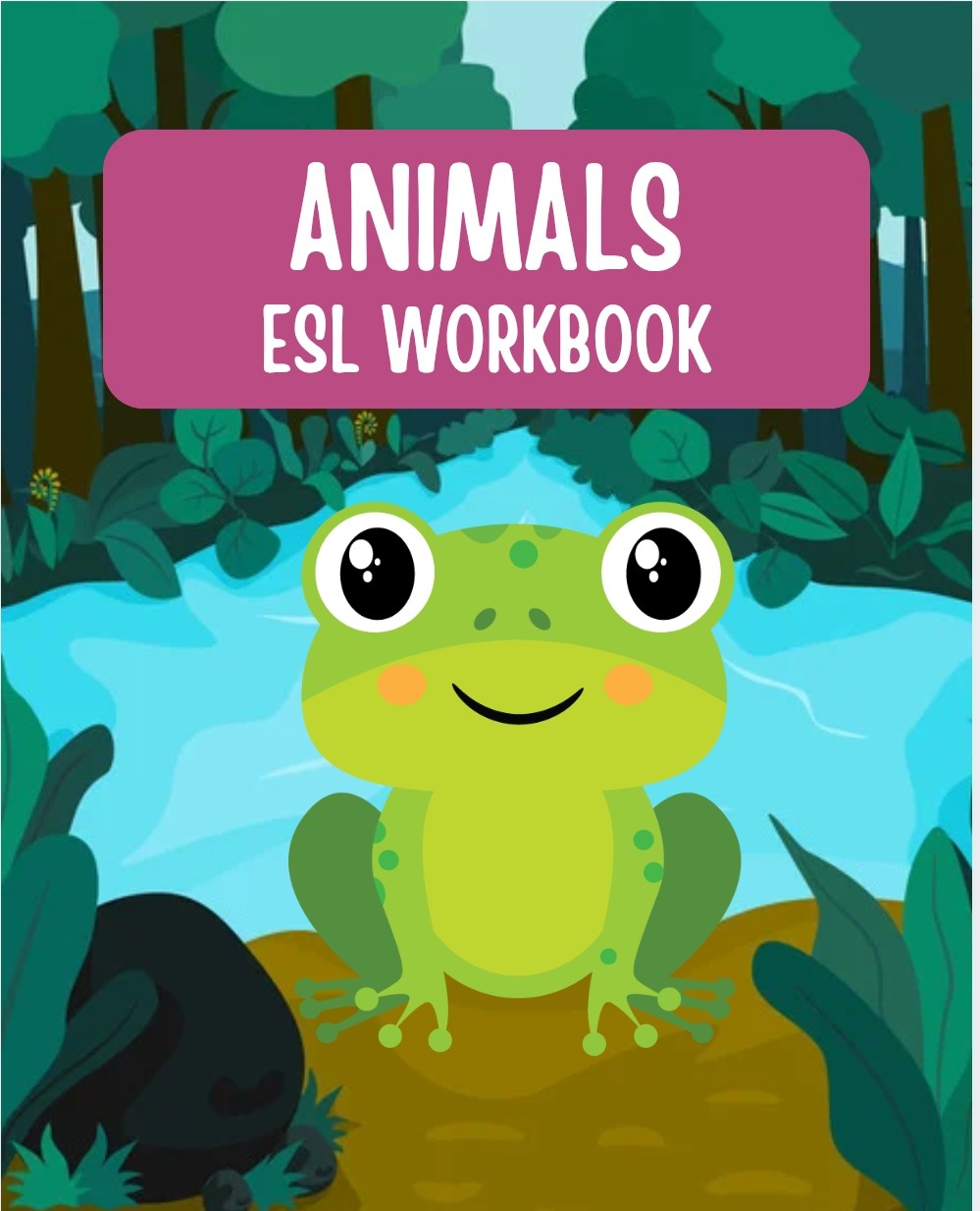 Kindregarden  Animals esl workbook digitla plantilla